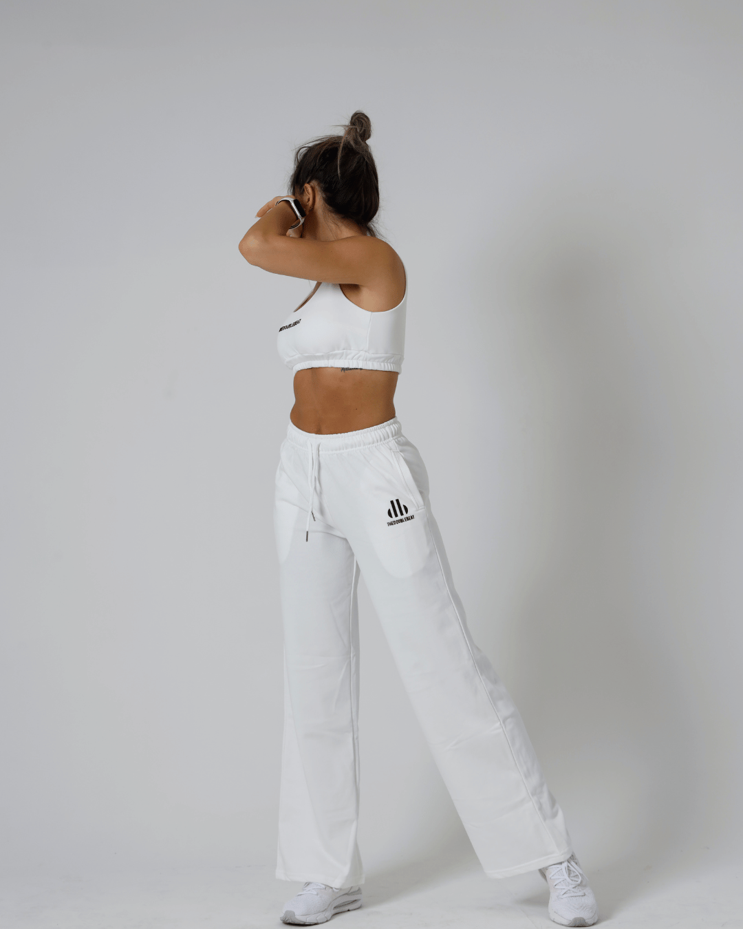 Women's White Flared Pants
