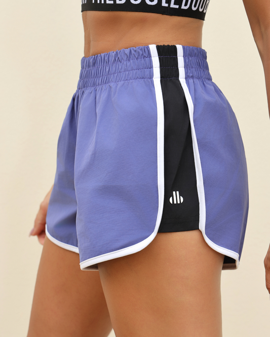 Track Shorts with Side Stripes